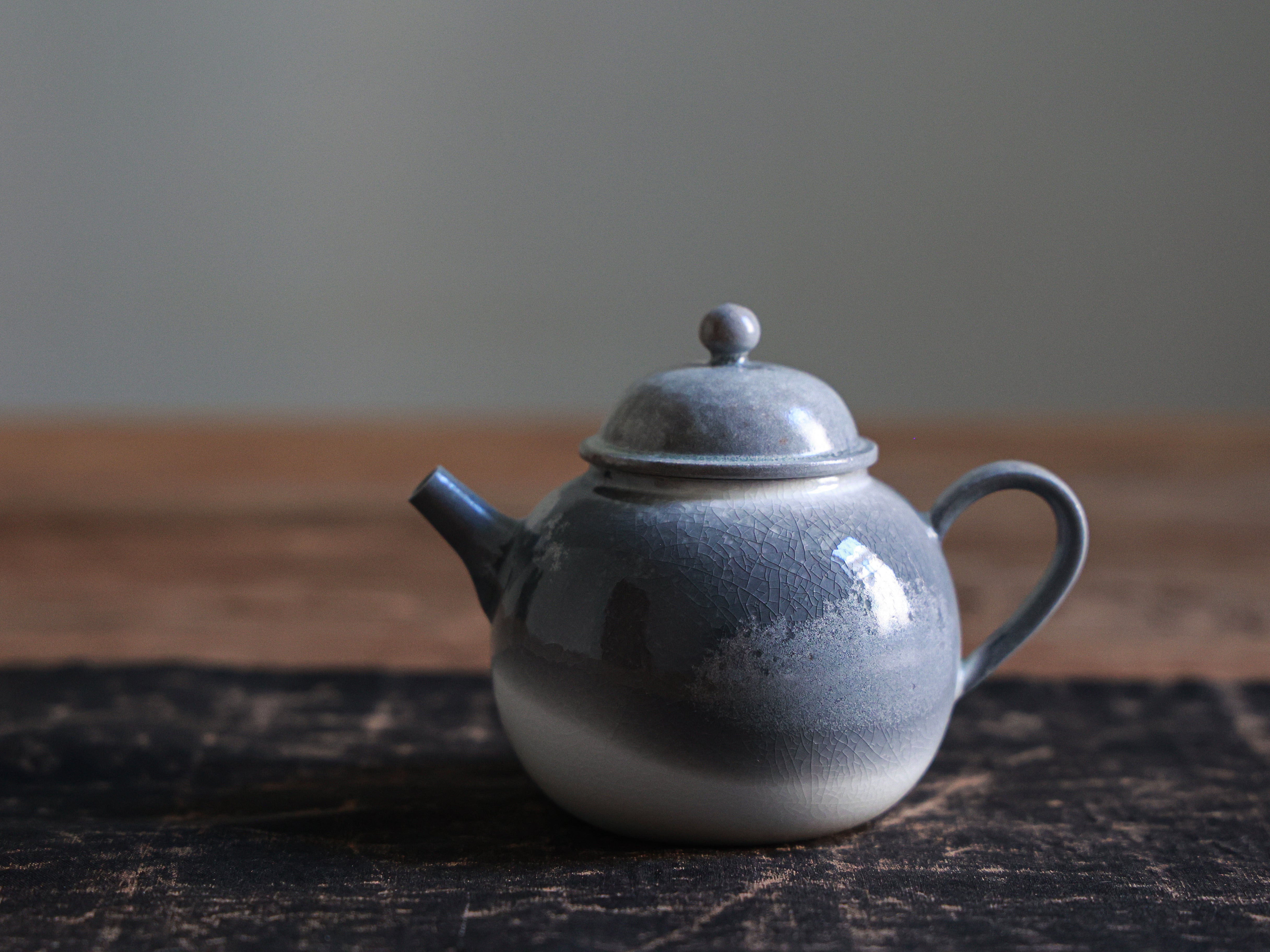 Misty Morning Woodfired Teapot #1