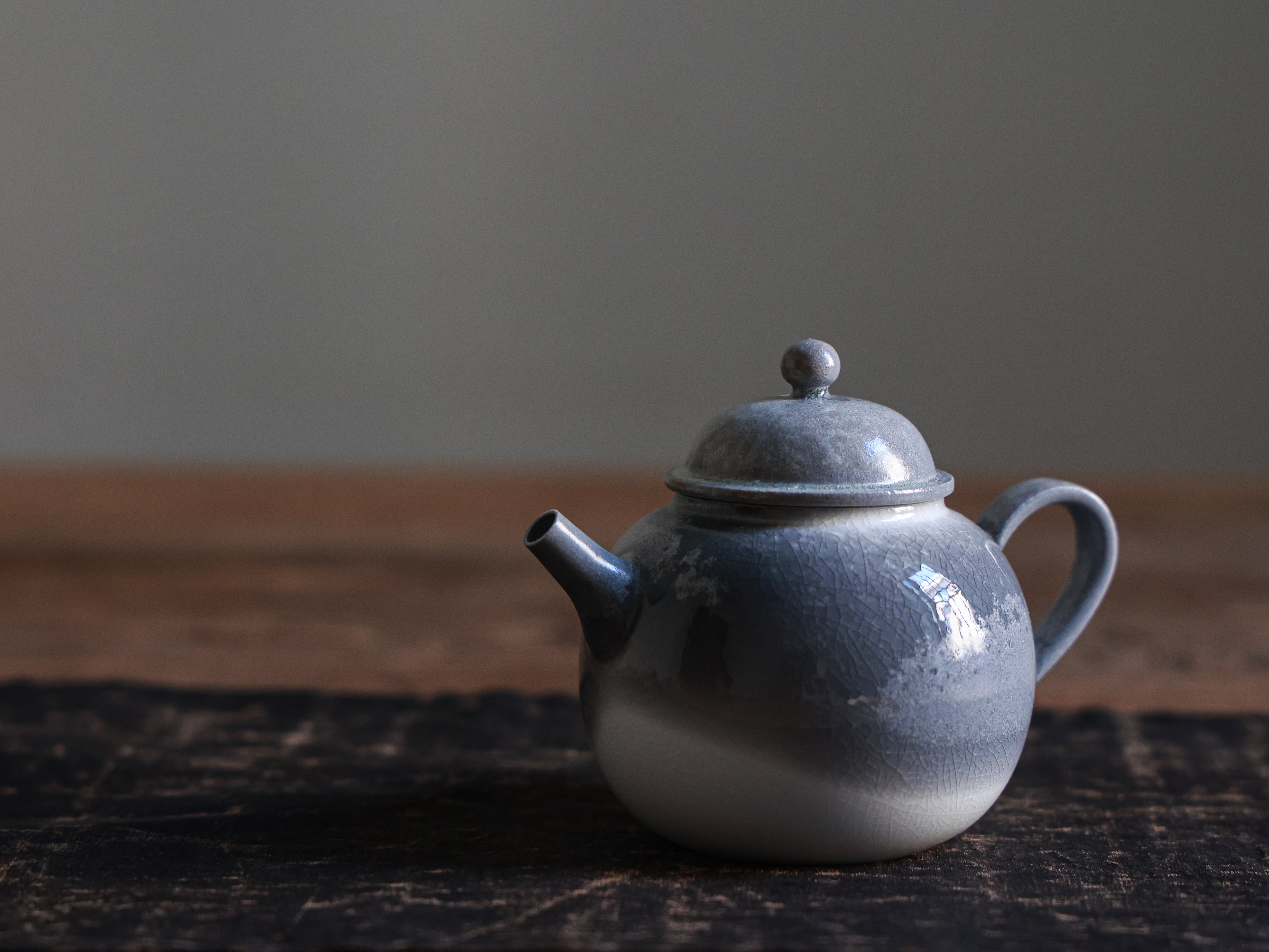 Misty Morning Woodfired Teapot #1