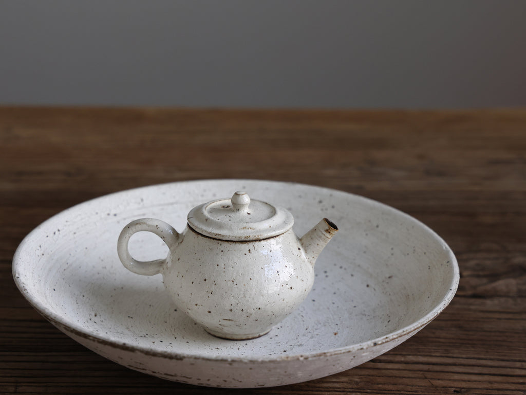 Creamy White Teapot #01