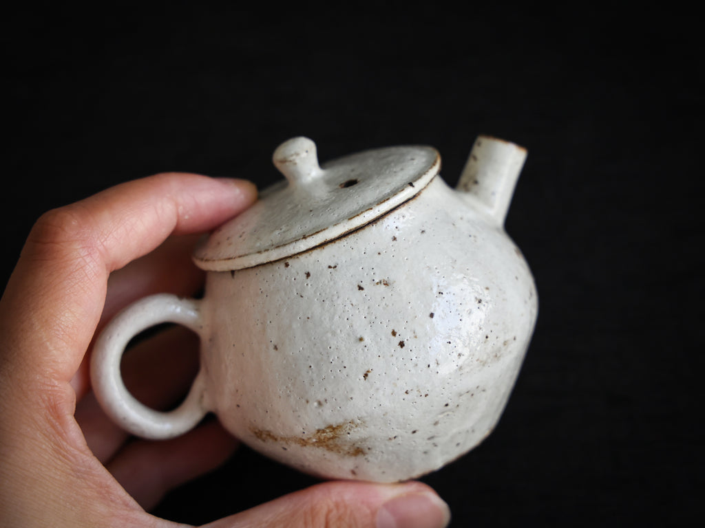 Creamy White Teapot #02