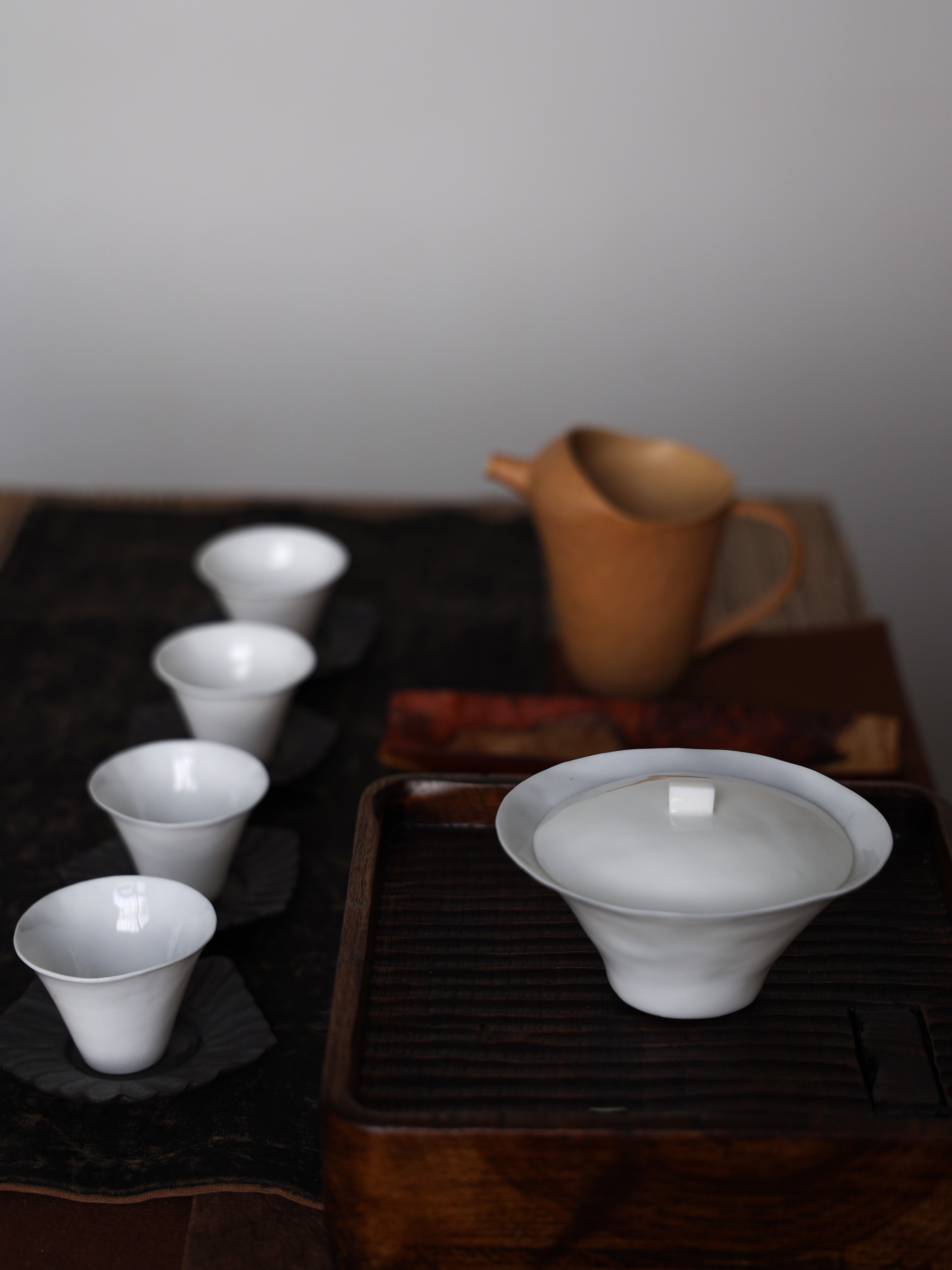 Classic Thin Wall White Porcelain Gaiwan (Small) — tea