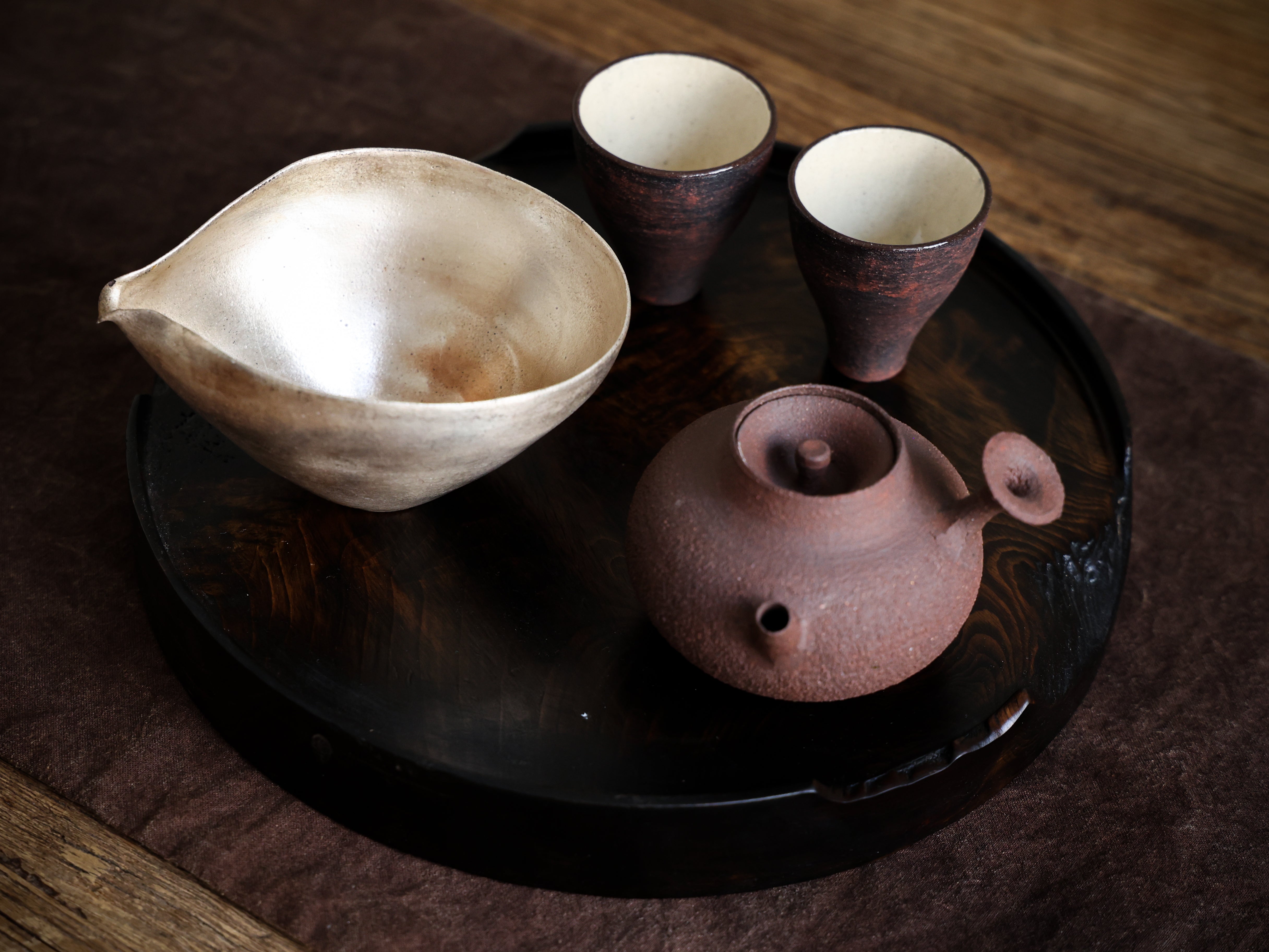 Wabisabi Wooden Teapot Supprt -L-1