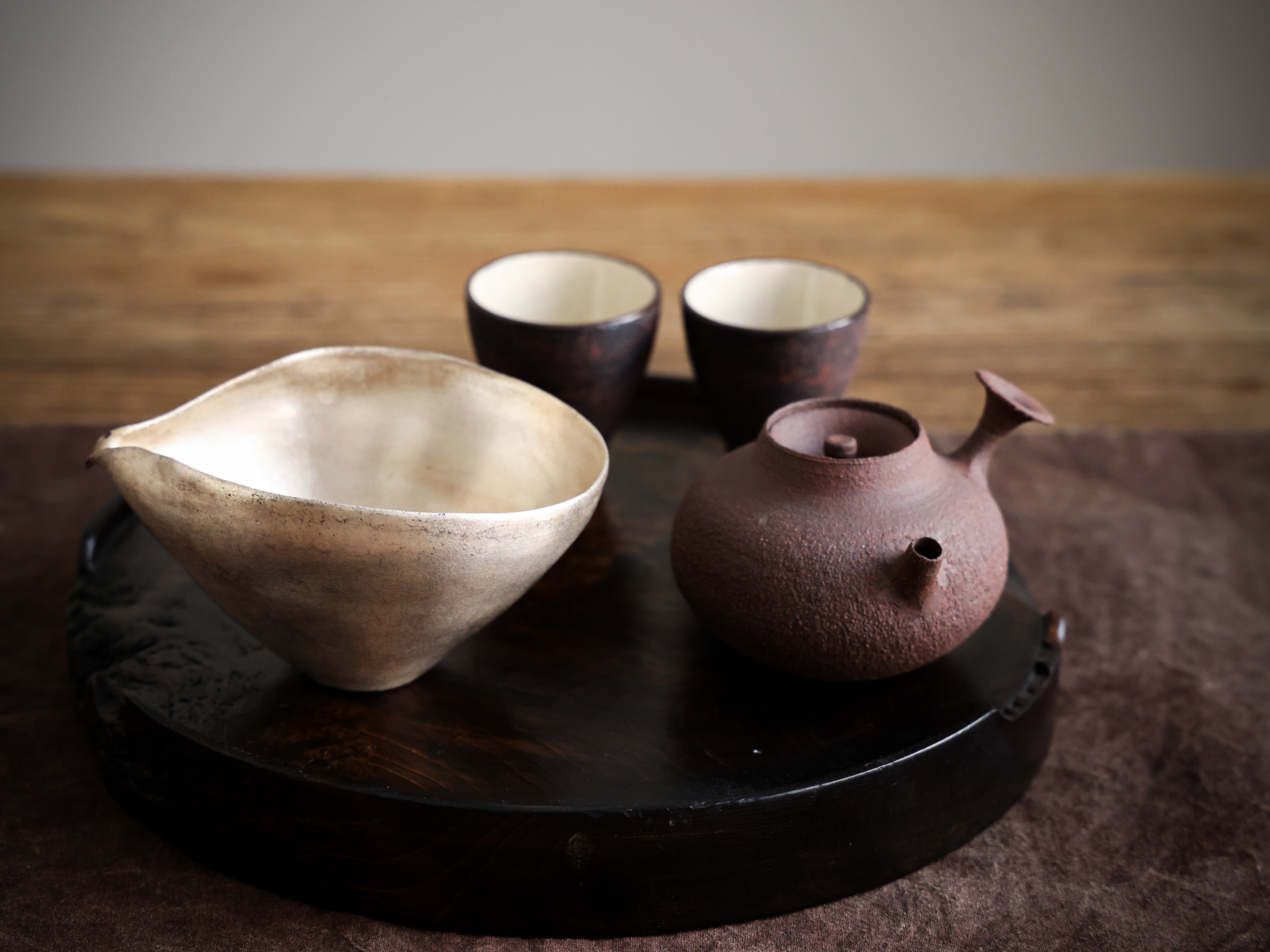 Wabisabi Wooden Teapot Supprt -L-1