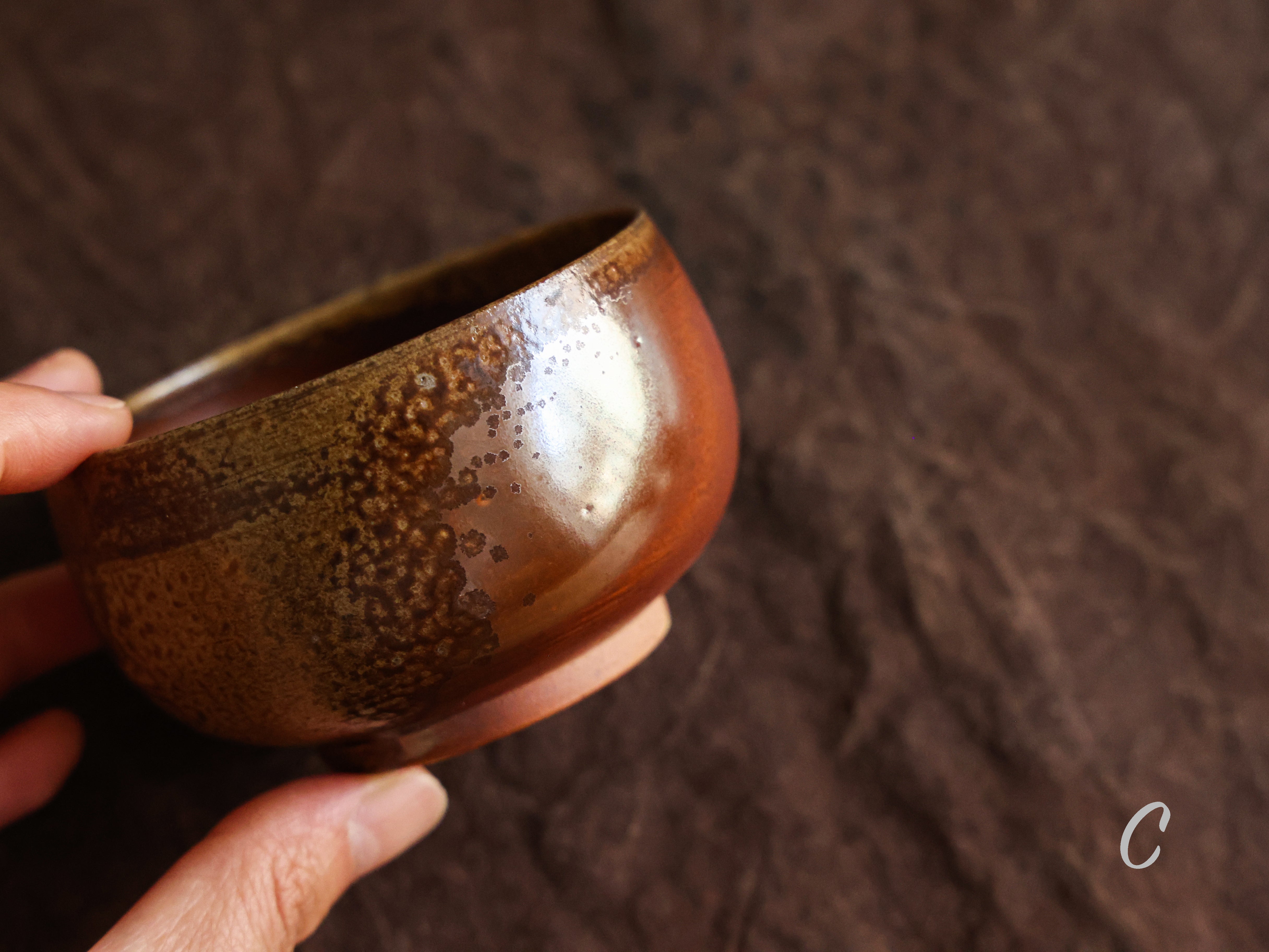 Rustic Rock Woodfired Teacup