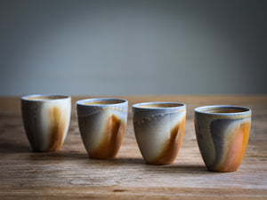 Gradation Woodfired Teacup (set of two)