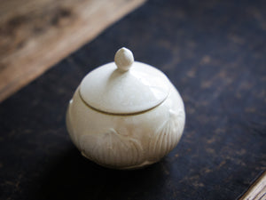 Lotus Bud Woodfired Tea Jar