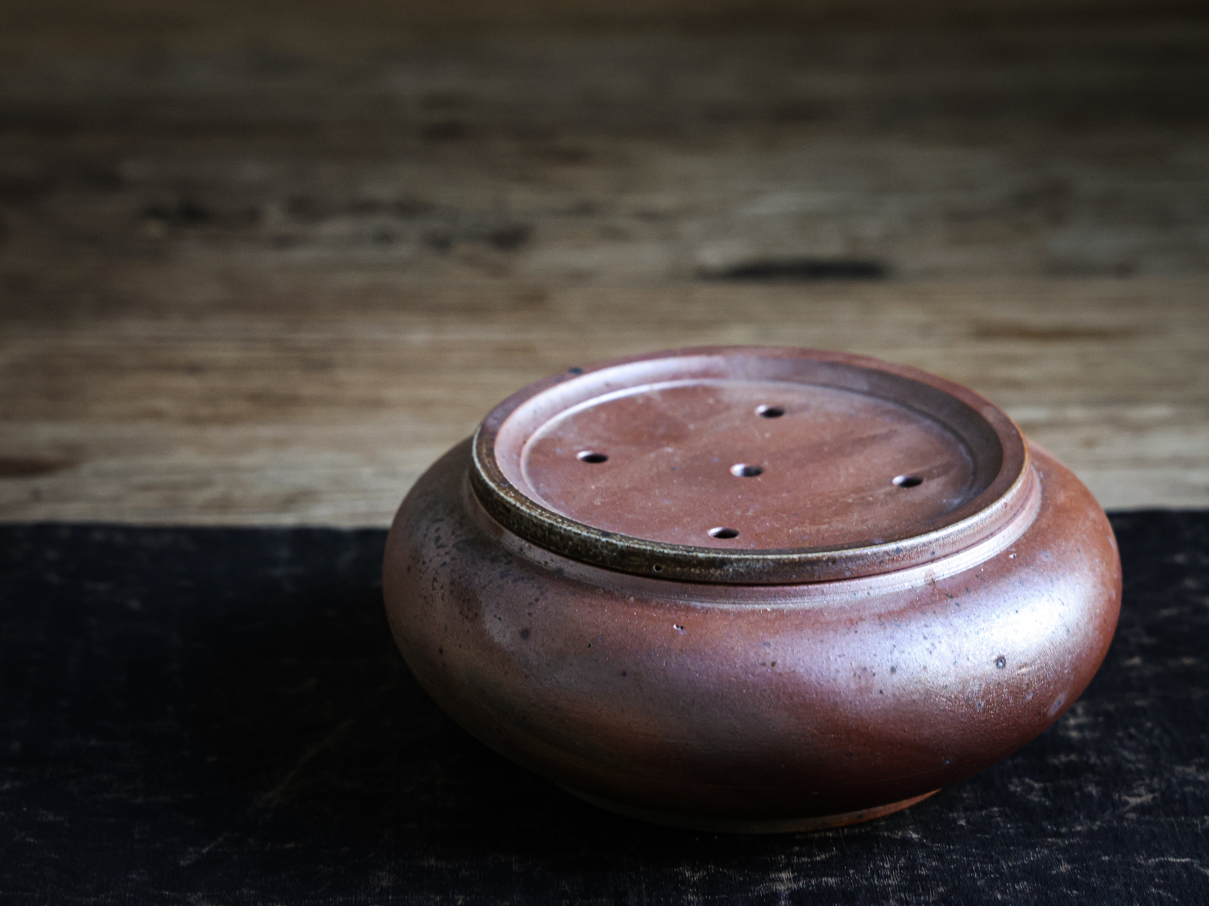 Woodfired Burgundy Pot Support