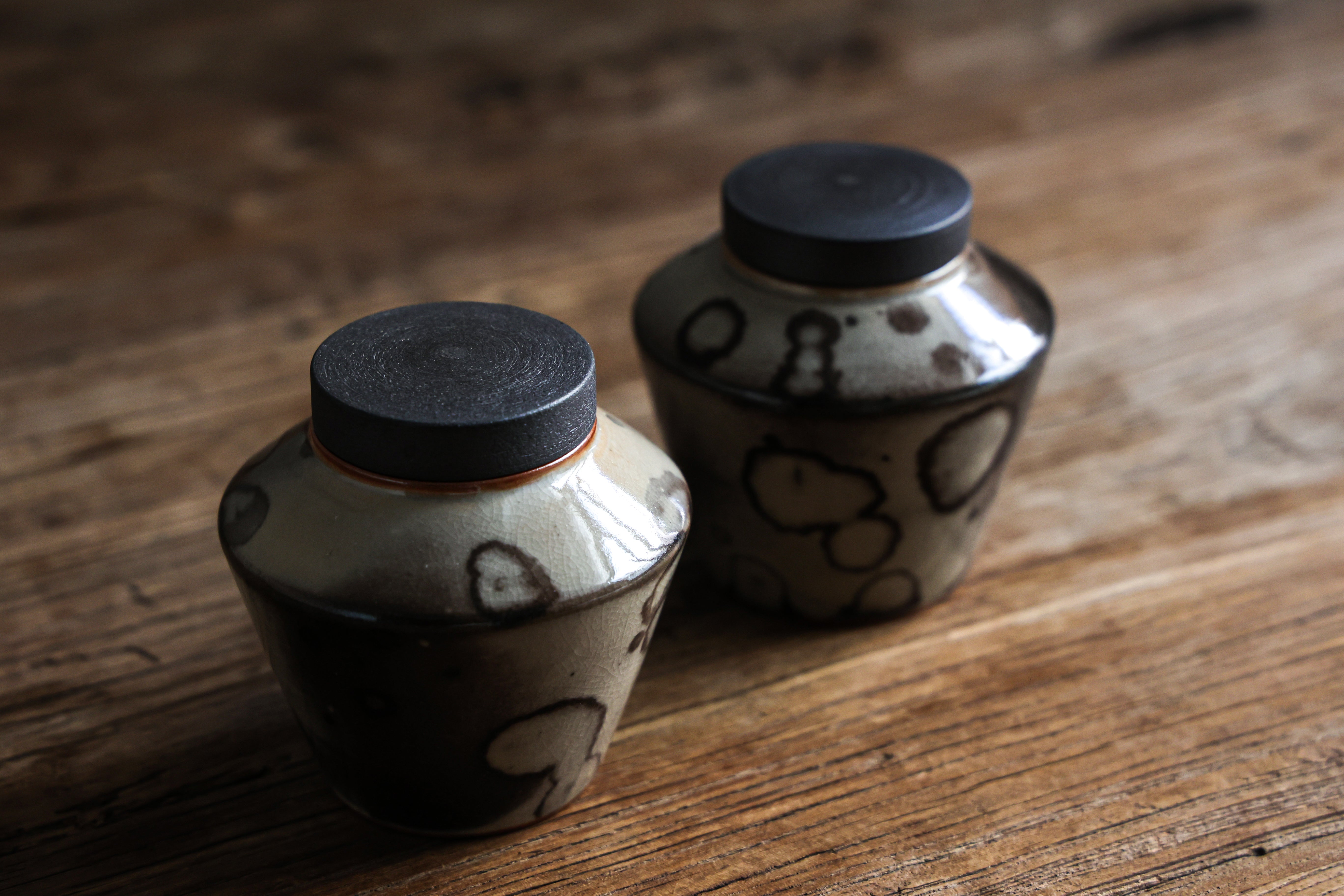 Ink Shino Tea Jar