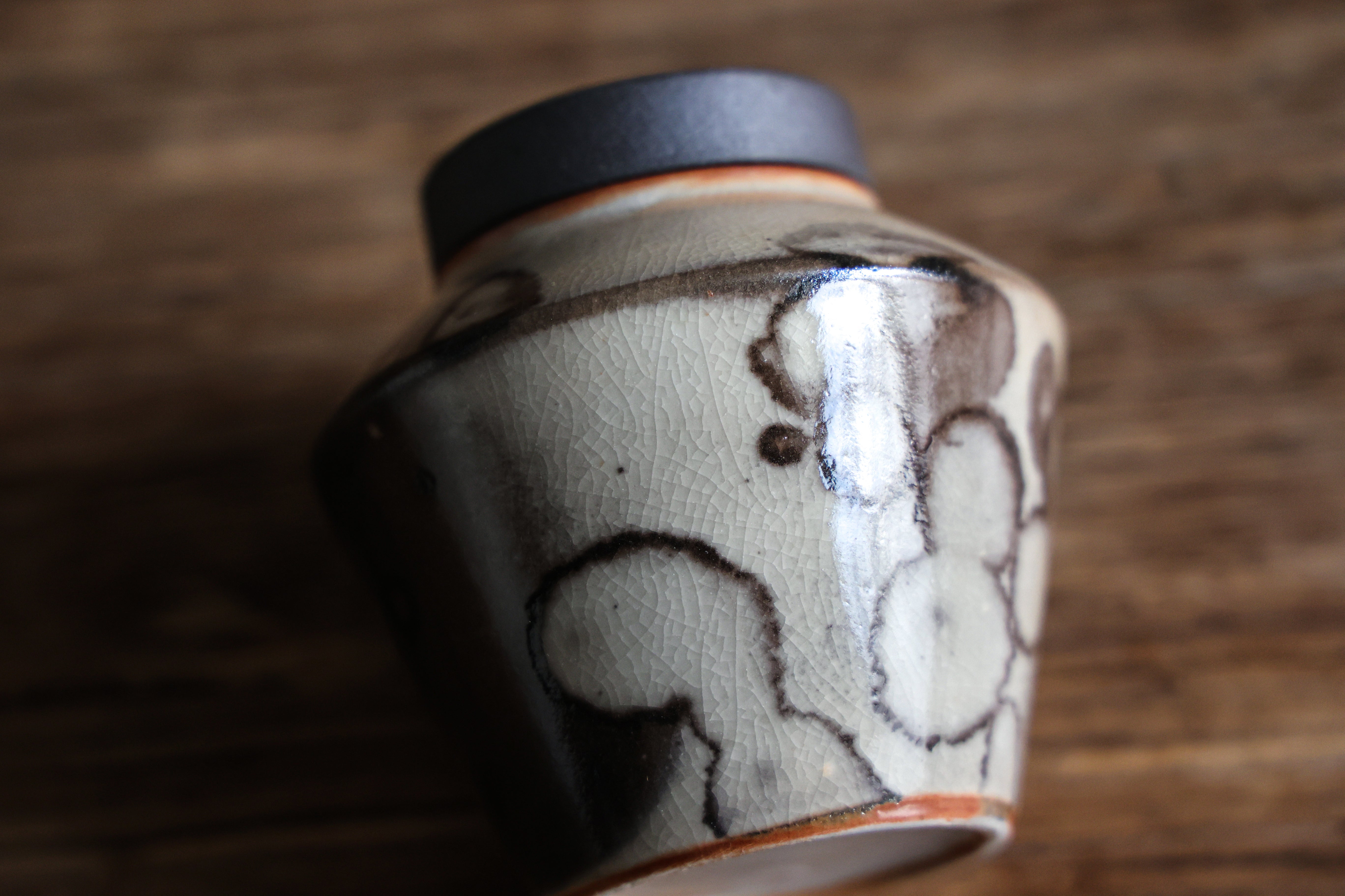 Ink Shino Tea Jar