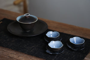 Morandi Blue Flower Teacup