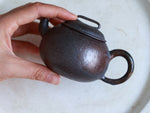 Hand carved Character Fu (福) Woodfired Teapot #03