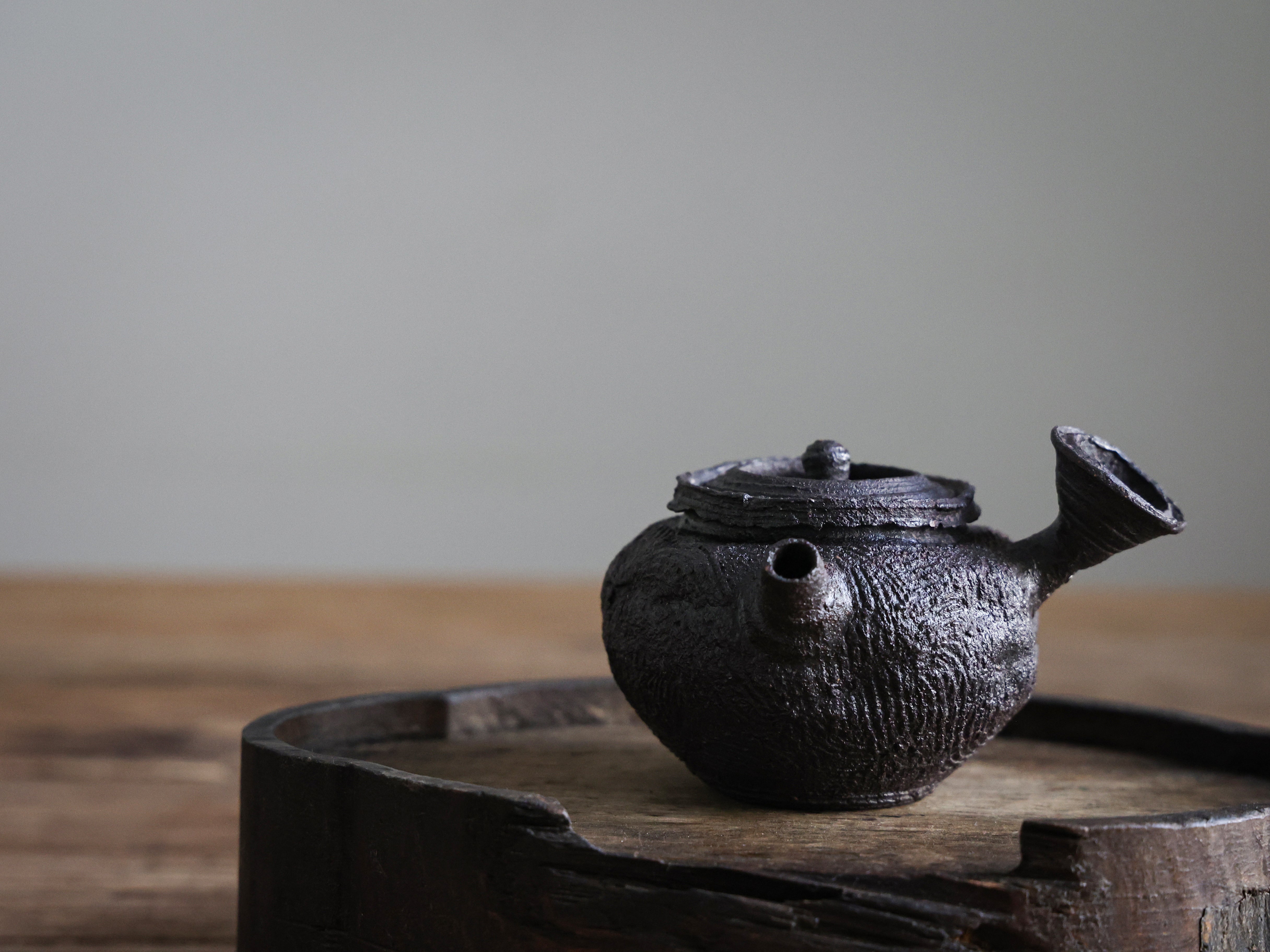 Rusty Black Teapot #002