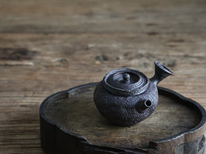 Rusty Black Teapot #002