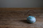 Turquoise Blue Overhead Teapot