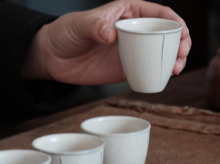 Embossed Stripes Teacup