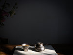 Silvered Flower Teapot- S