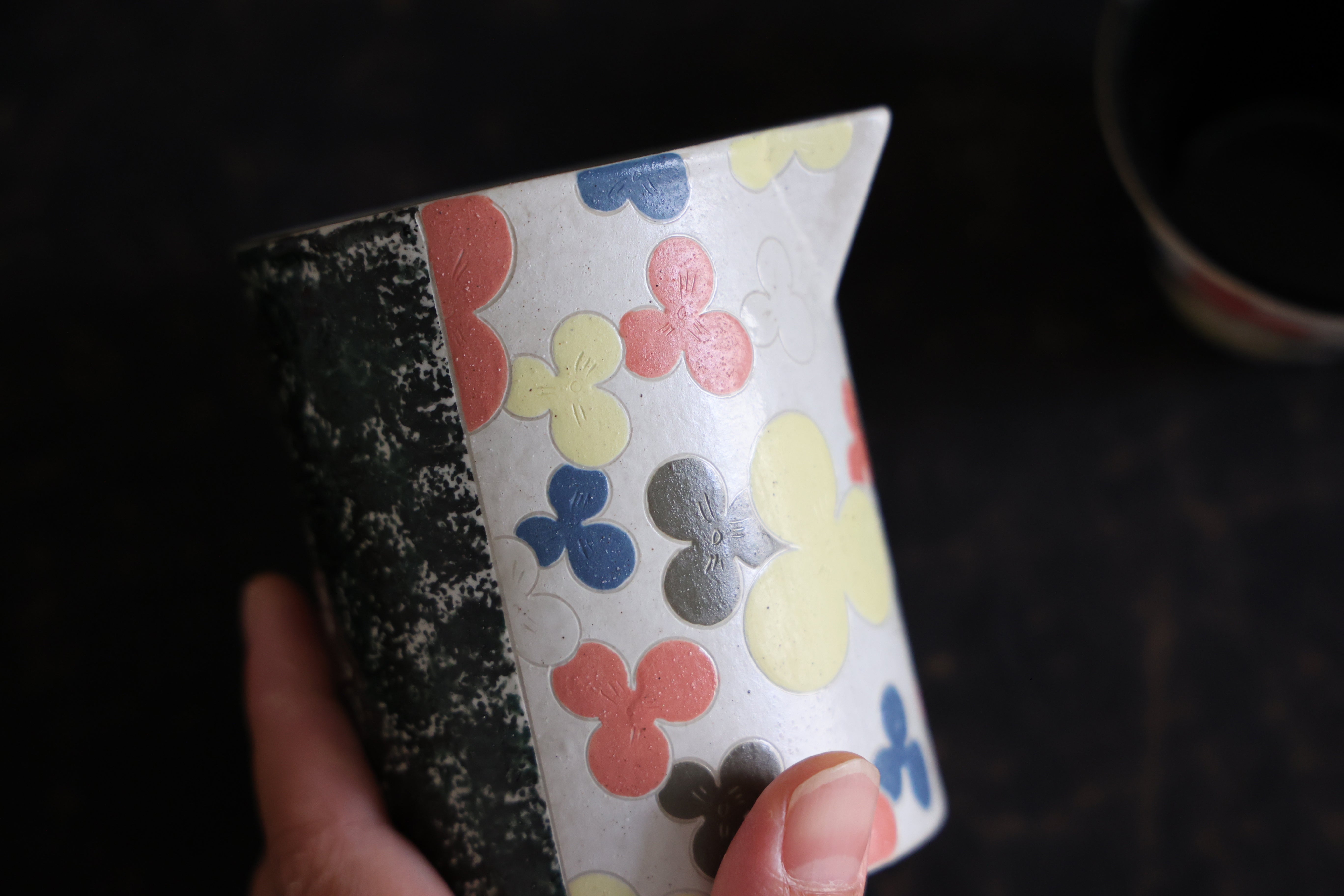 Handcarved Full Blossom Teapot #002