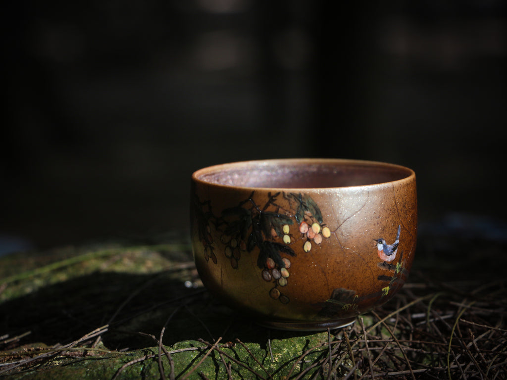 Woodfired Bird Teacup #1