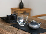 Silvered Flower Teapot - L