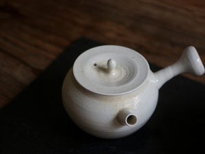 Pearl Shine Soda Woodfired Teapot