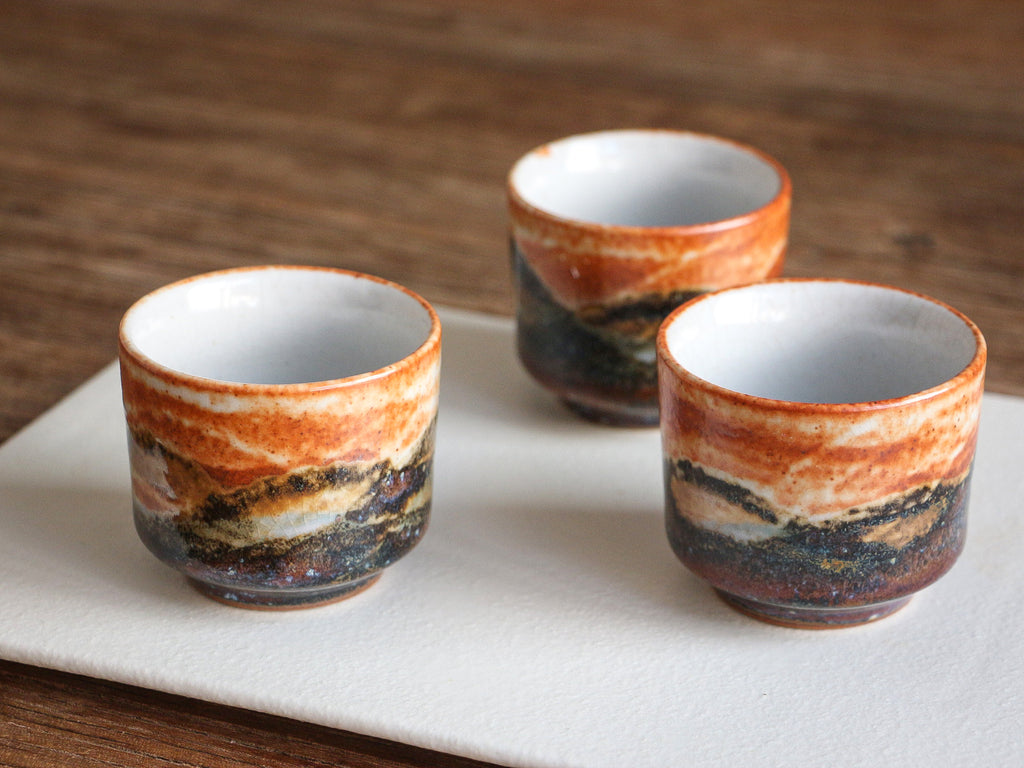 Landscape Shino Teacup