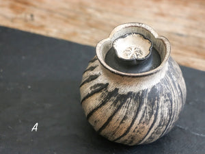 Bian Silvered Flower Tea Jar