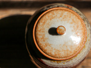 Hand-painted Dragon Tea Jar