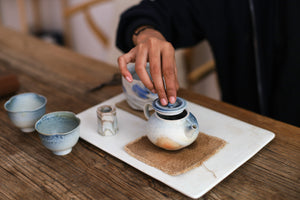 Marine Blue Teapot #002
