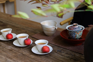 FAFA off-white teacup (with coaster)