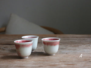 Ruby Teacup (set of two or three)