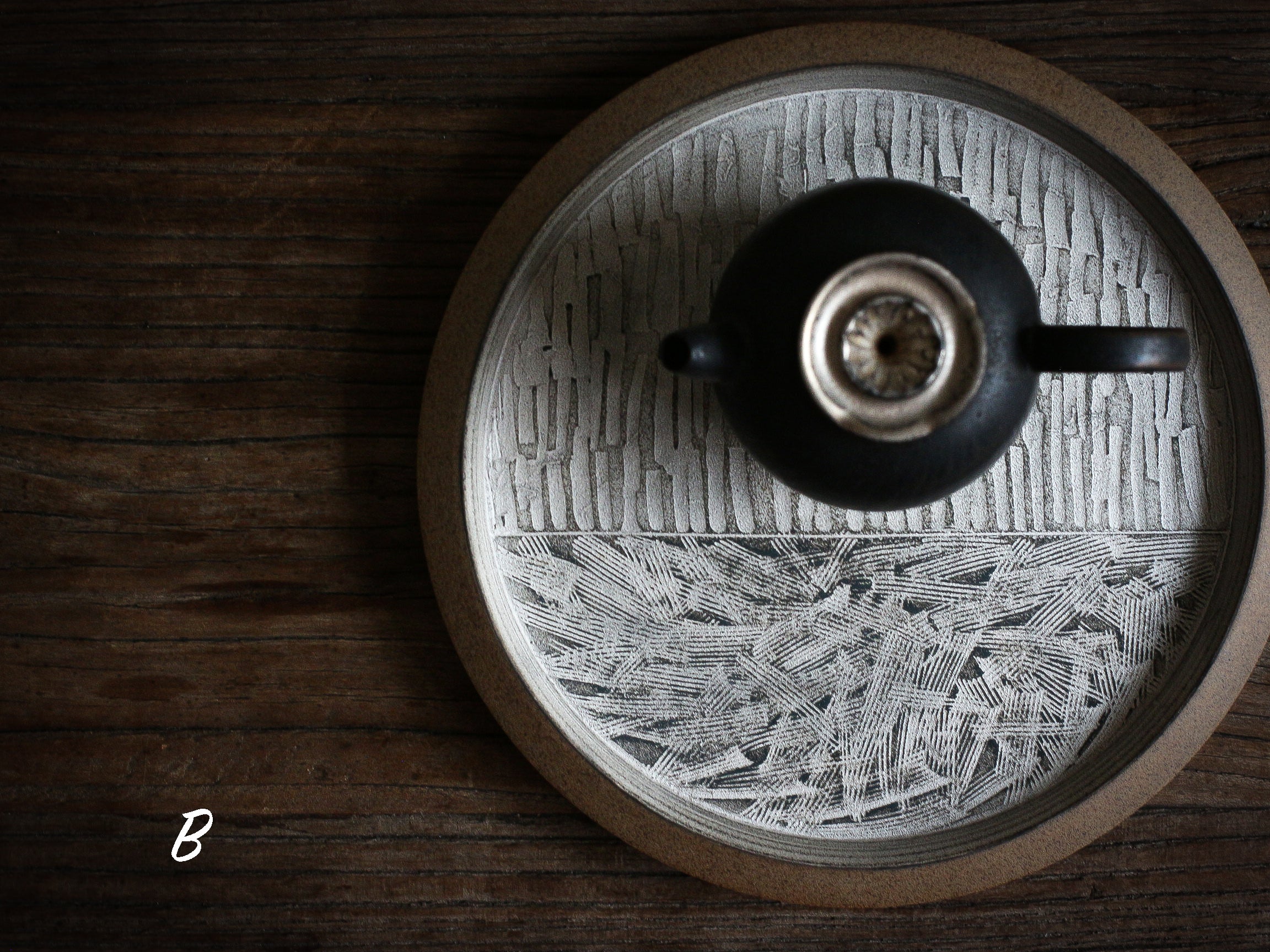 Hand-engraved Silver Tea Tray