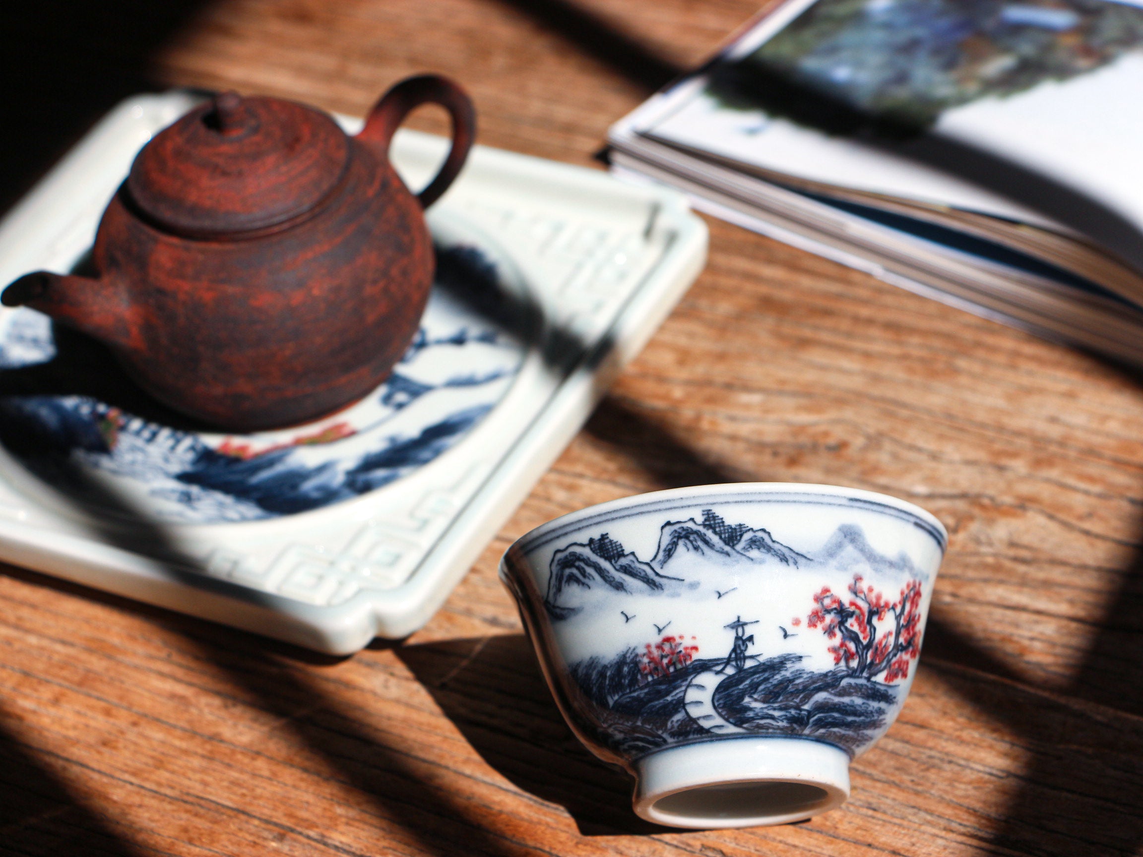 Countryside  Qinghua Woodfired Teacup