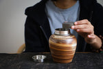 Jupiter Woodfired  Tea Jar