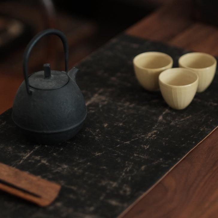 Mottled Black Tea Set Mate